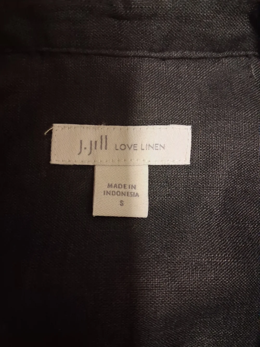 J. Jill Love Linen Button-Down Shirt Women Sz S 100% Line Excellent Condition - Picture 7 of 11